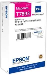 Epson Original T7893XXL Magenta Extra High Capacity Ink Cartridge (C13T789340)